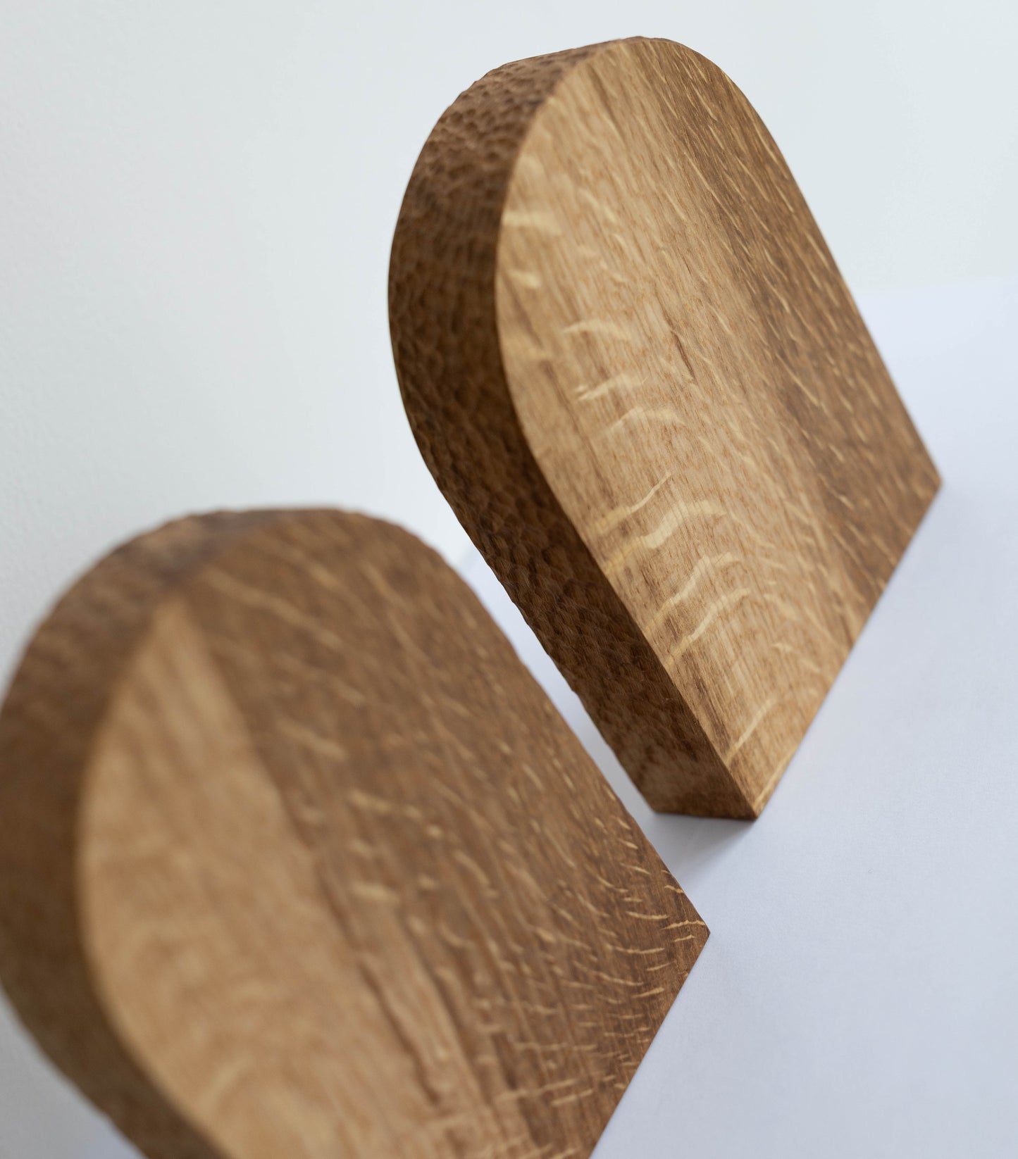 Serre-livres demi-rond texturés (lot de 2)