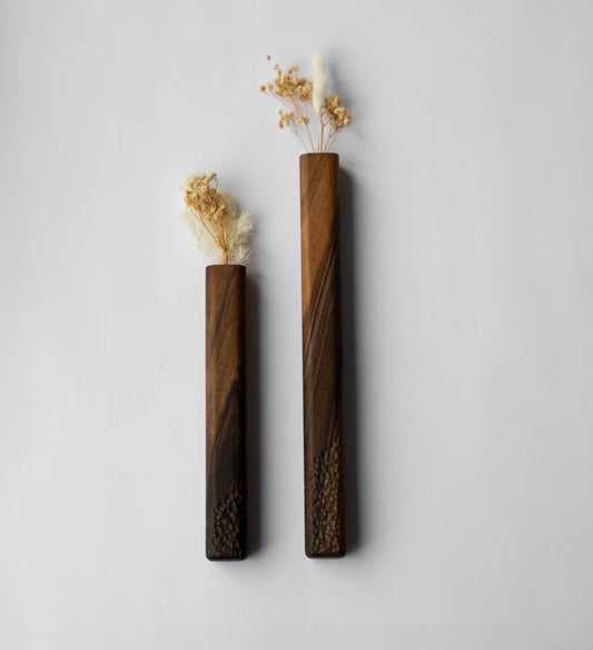 Soliflores muraux texturés (lot de 2)